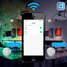 Load image into Gallery viewer, WiFi Tuya Smart Star Projector Galaxy Laser Starry Sky Projector Waving Night Light Colorful APP Wireless Control Alexa Google
