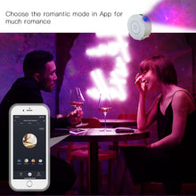 Load image into Gallery viewer, WiFi Tuya Smart Star Projector Galaxy Laser Starry Sky Projector Waving Night Light Colorful APP Wireless Control Alexa Google