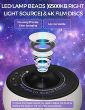 Load image into Gallery viewer, Starry Sky Night Light Galaxy Projector 360°Rotate Planetarium Lamp For Bedroom Valentines Day Gift Wedding Send 13 Sets Of Film