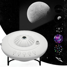 Load image into Gallery viewer, 8 in 1 LED UFO Star Projector Night Light Projection Galaxy Starry Sky Rechargeable Projector Lamp Kids Room Ceiling Decoration