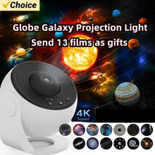 Load image into Gallery viewer, Starry Sky Night Light Galaxy Projector 360°Rotate Planetarium Lamp For Bedroom Valentines Day Gift Wedding Send 13 Sets Of Film