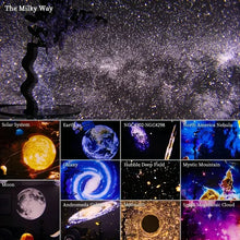Load image into Gallery viewer, Starry Sky Night Light Galaxy Projector 360°Rotate Planetarium Lamp For Bedroom Valentines Day Gift Wedding Send 13 Sets Of Film