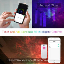 Load image into Gallery viewer, WiFi Tuya Smart Star Projector Galaxy Laser Starry Sky Projector Waving Night Light Colorful APP Wireless Control Alexa Google