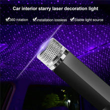 Load image into Gallery viewer, Car Roof Star Light Interior USB LED Starry Lights Atmosphere Projector Decoration Night Home Decor Galaxy Light Car Accessories