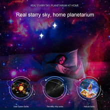 Load image into Gallery viewer, 12 in 1 Night Light Galaxy Projector Starry Sky Projector 360° Rotate Planetarium Projection Lamp For Kids Bedroom Party Decor
