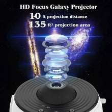 Load image into Gallery viewer, Starry Sky Night Light Galaxy Projector 360°Rotate Planetarium Lamp For Bedroom Valentines Day Gift Wedding Send 13 Sets Of Film