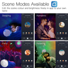 Load image into Gallery viewer, WiFi Tuya Smart Star Projector Galaxy Laser Starry Sky Projector Waving Night Light Colorful APP Wireless Control Alexa Google