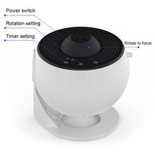 Load image into Gallery viewer, 12 in 1 Night Light Galaxy Projector Starry Sky Projector 360° Rotate Planetarium Projection Lamp For Kids Bedroom Party Decor
