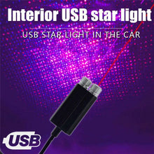 Load image into Gallery viewer, Car Roof Star Light Interior USB LED Starry Lights Atmosphere Projector Decoration Night Home Decor Galaxy Light Car Accessories