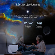 Load image into Gallery viewer, 12 in 1 Night Light Galaxy Projector Starry Sky Projector 360° Rotate Planetarium Projection Lamp For Kids Bedroom Party Decor